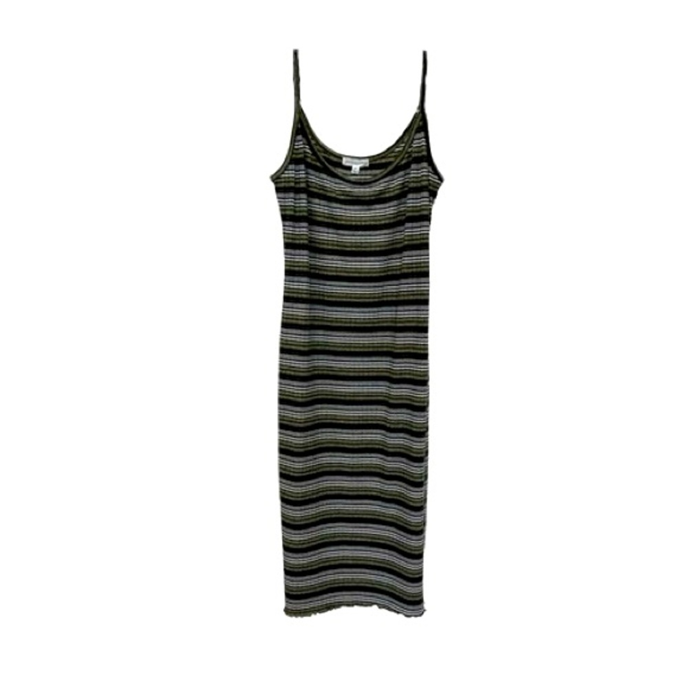 SOCIALITE Ribbed Striped Cami Midi Dress - Picture 2 of 10